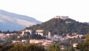 vista di asolo dalla pianura