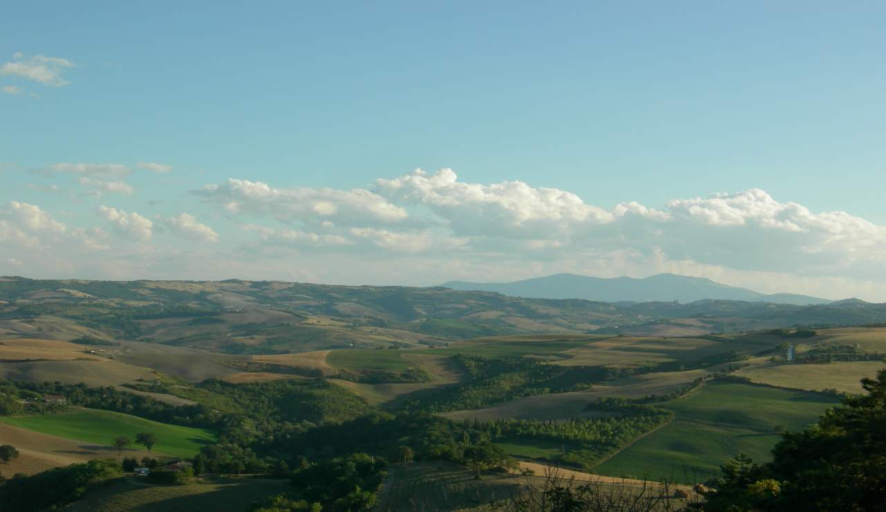 vista del panorama di Montefabbri