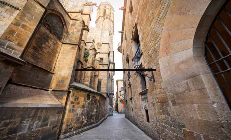 Barrio Gotico strade Barcellona Molise