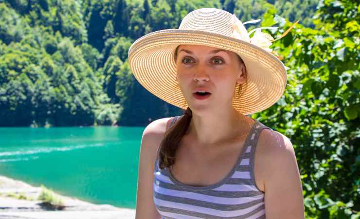 Turista stupita