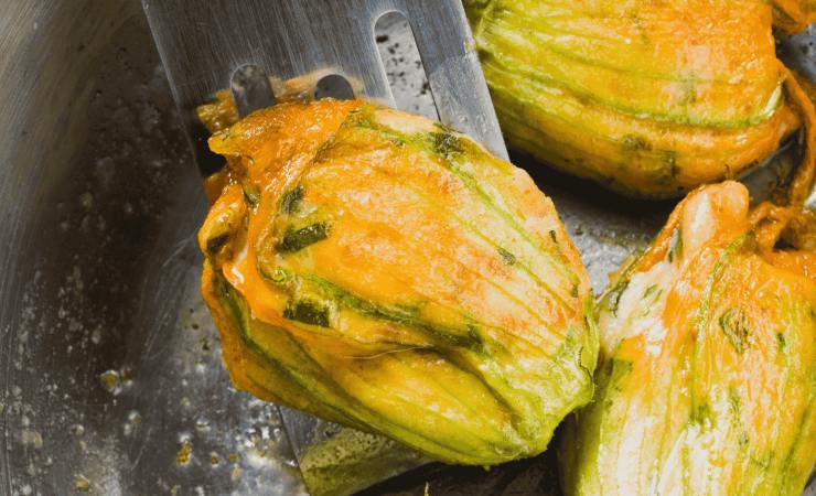 fiori di zucca fritti