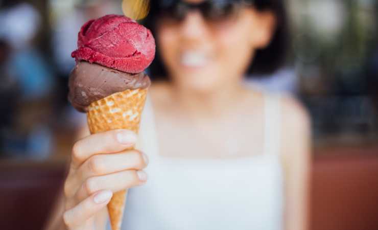 Gelato cono