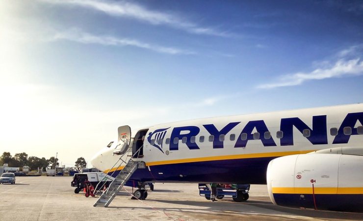 ryanair partenza