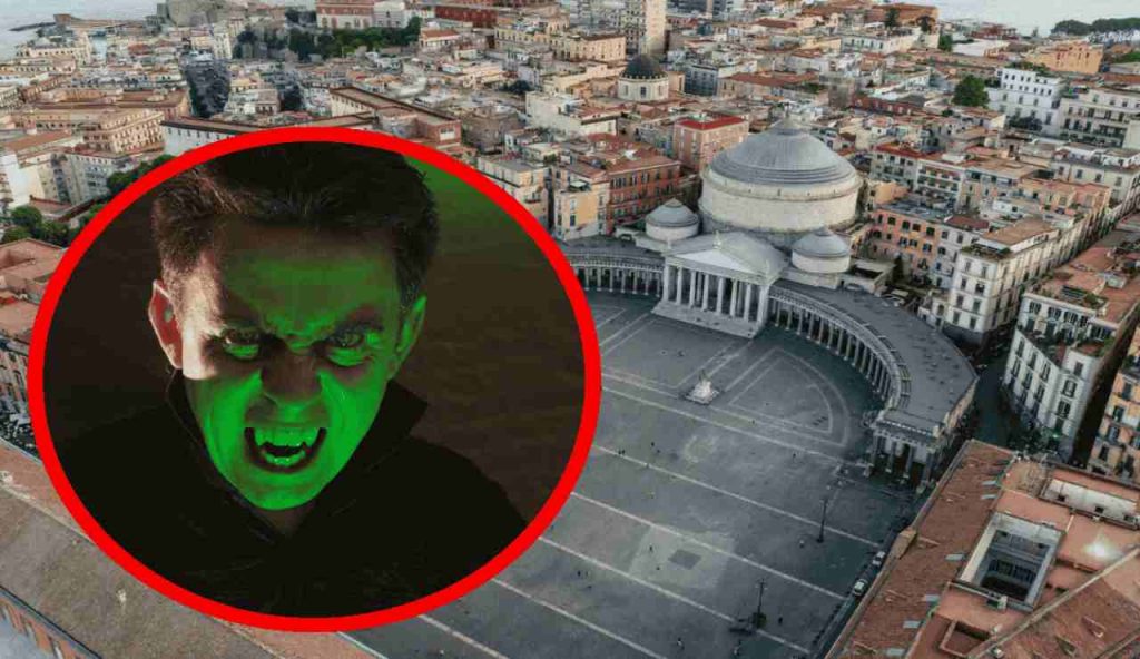“Avvistato DRACULA a Napoli”: altro che Transilvania, Vlad l’Impalatore si aggira nel capoluogo partenopeo! L’iscrizione lo conferma