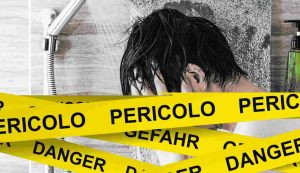 pericolo sotto la doccia