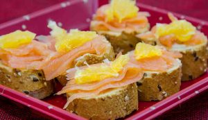 Crostini salmone
