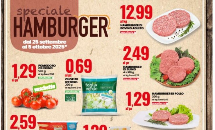 Speciale hamburger Eurospin