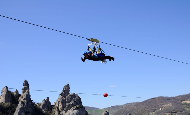 Volo dell'angelo coppia